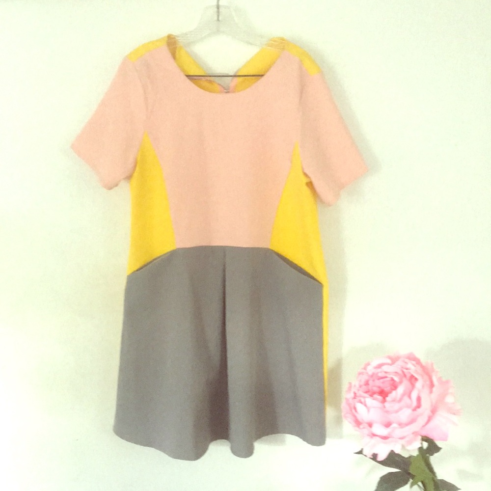 Multi Color Smock Dress